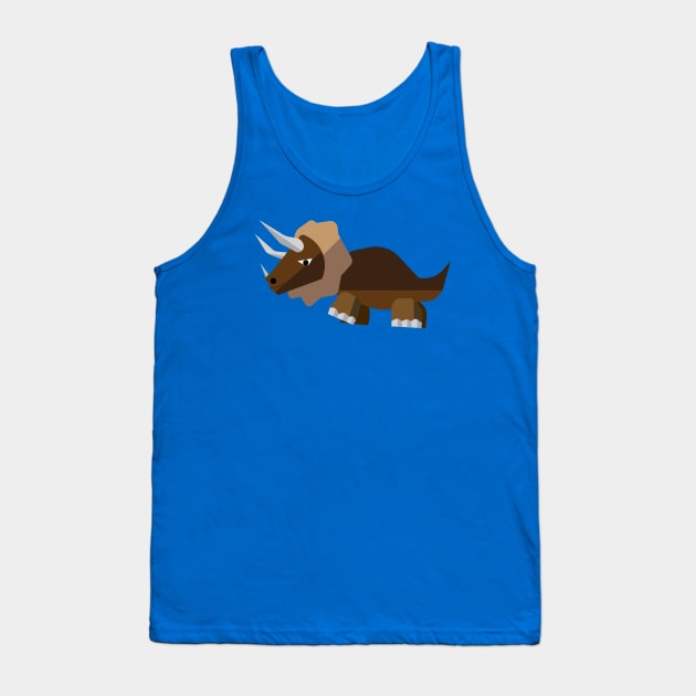 Triceratops Tank Top by riomarcos